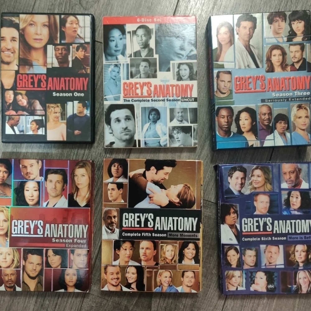 Grey's Anatomy Seasons 1-6 DVD Box Set Collection